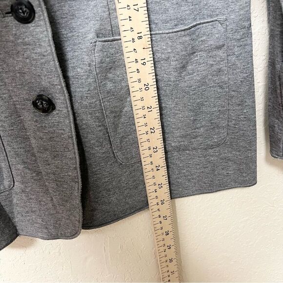 J Jill Heather Gray Size XS 3 buttons Pockets Jacket Blazer - Picture 2 of 6